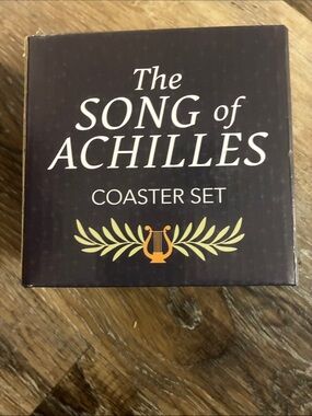 Song of Achilles Coaster set Owlcrate